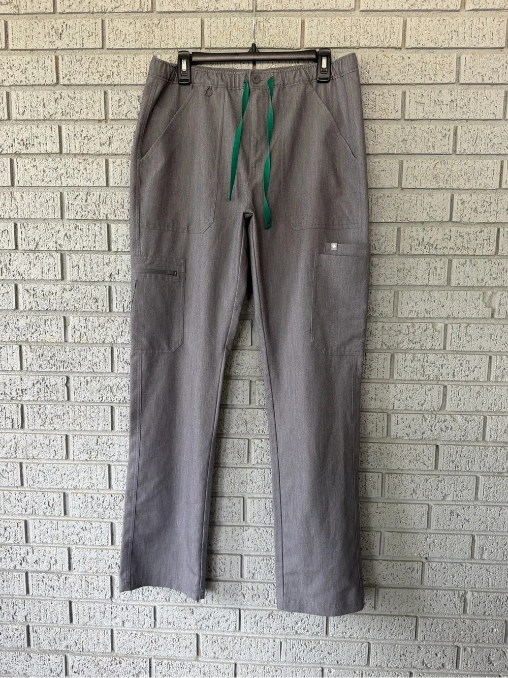Figs Cairo Cargo Scrub Pants Graphite Grey Mens Size Medium Tall